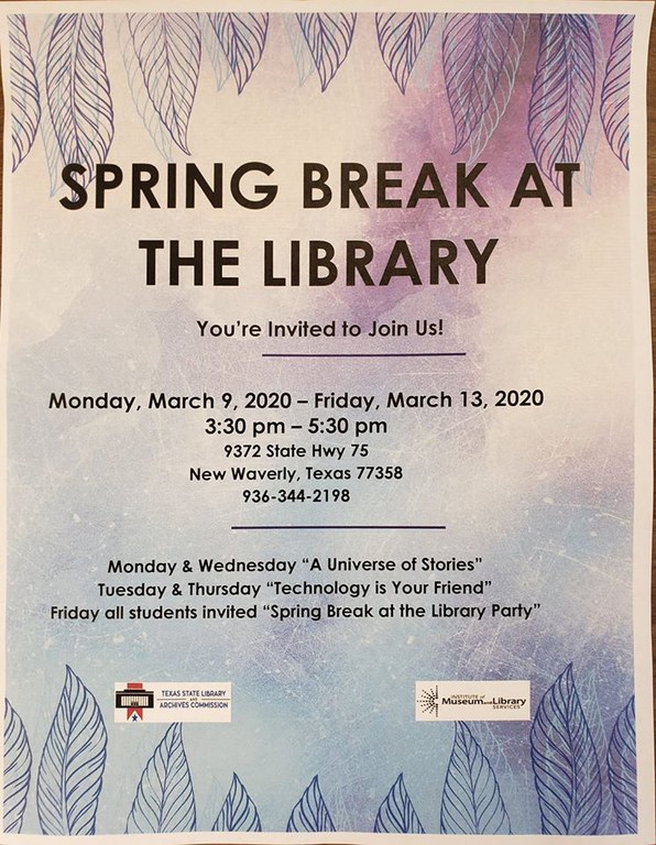 Spring Break at the Library